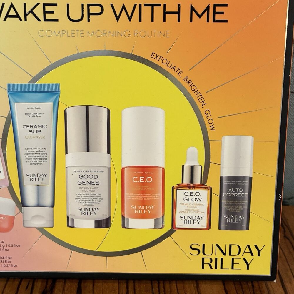 Sunday Riley Wake Up With Me Complete Morning Routine 7-Piece Set - Picture 3 of 6